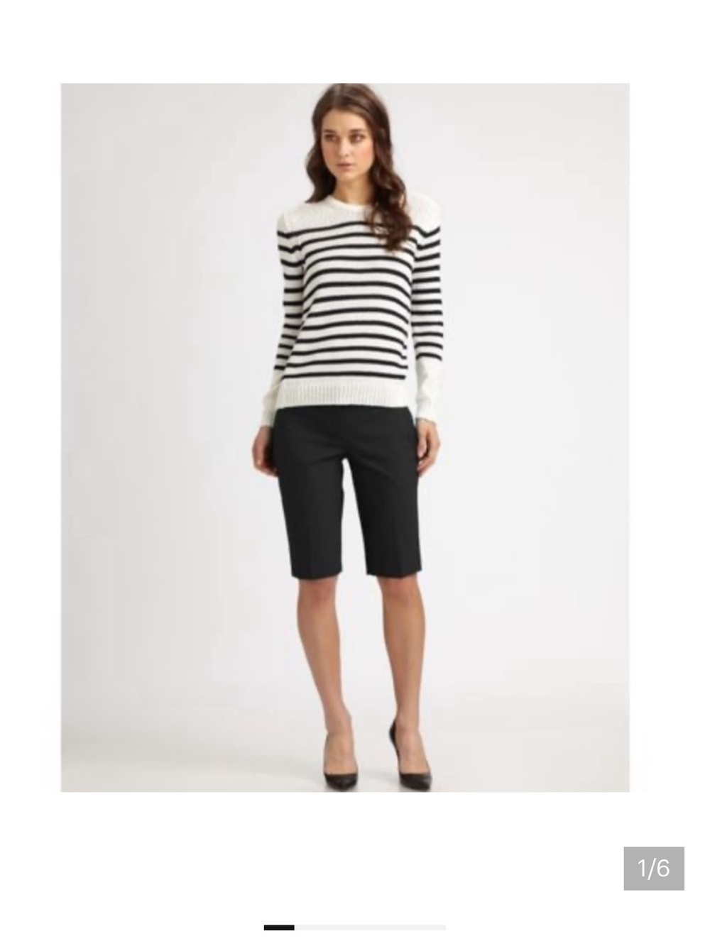 Theory Bermuda shorts Black Palmer west side